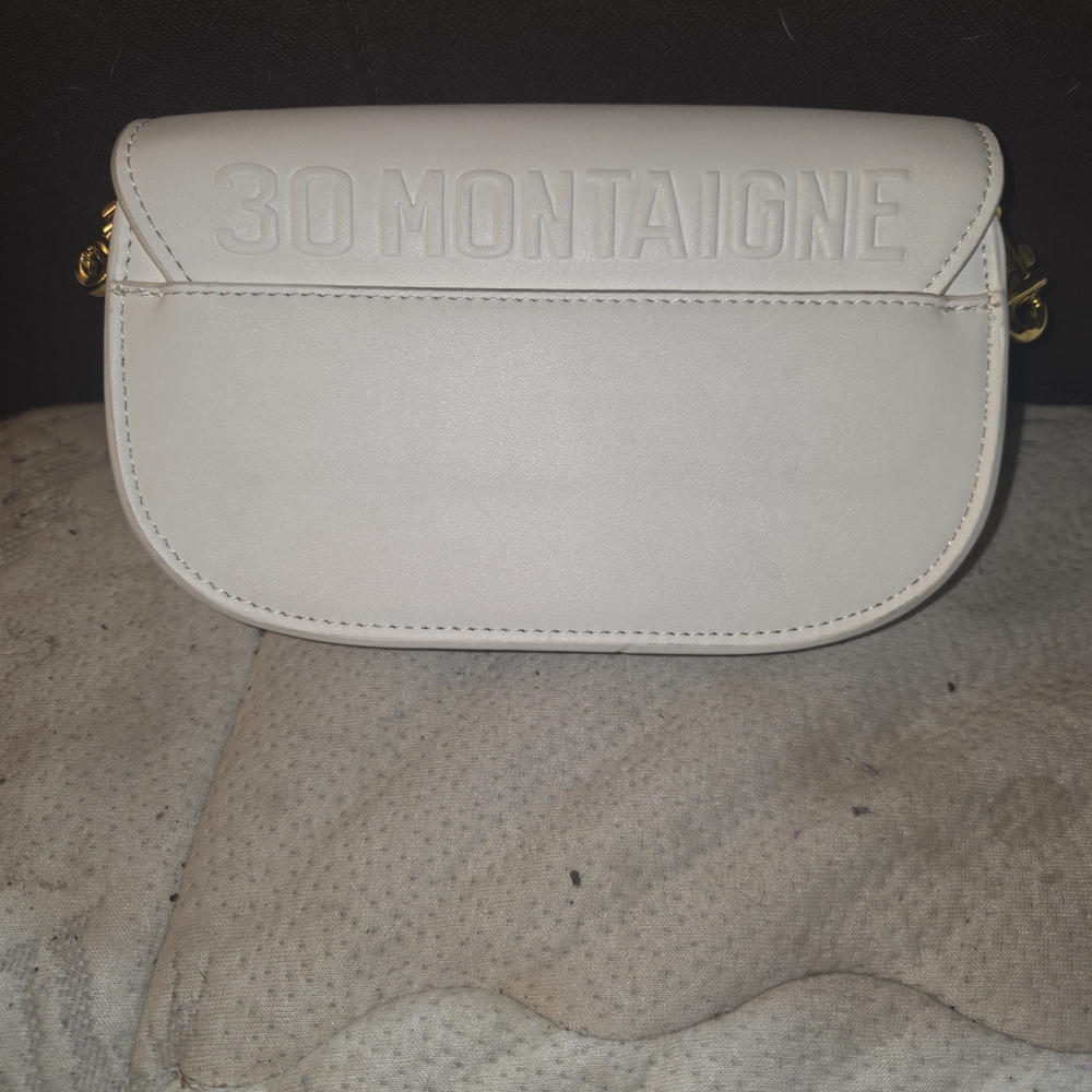 Dior Cream Saddle Crossbody Bag with Gold Hardware - Picture 2 of 7